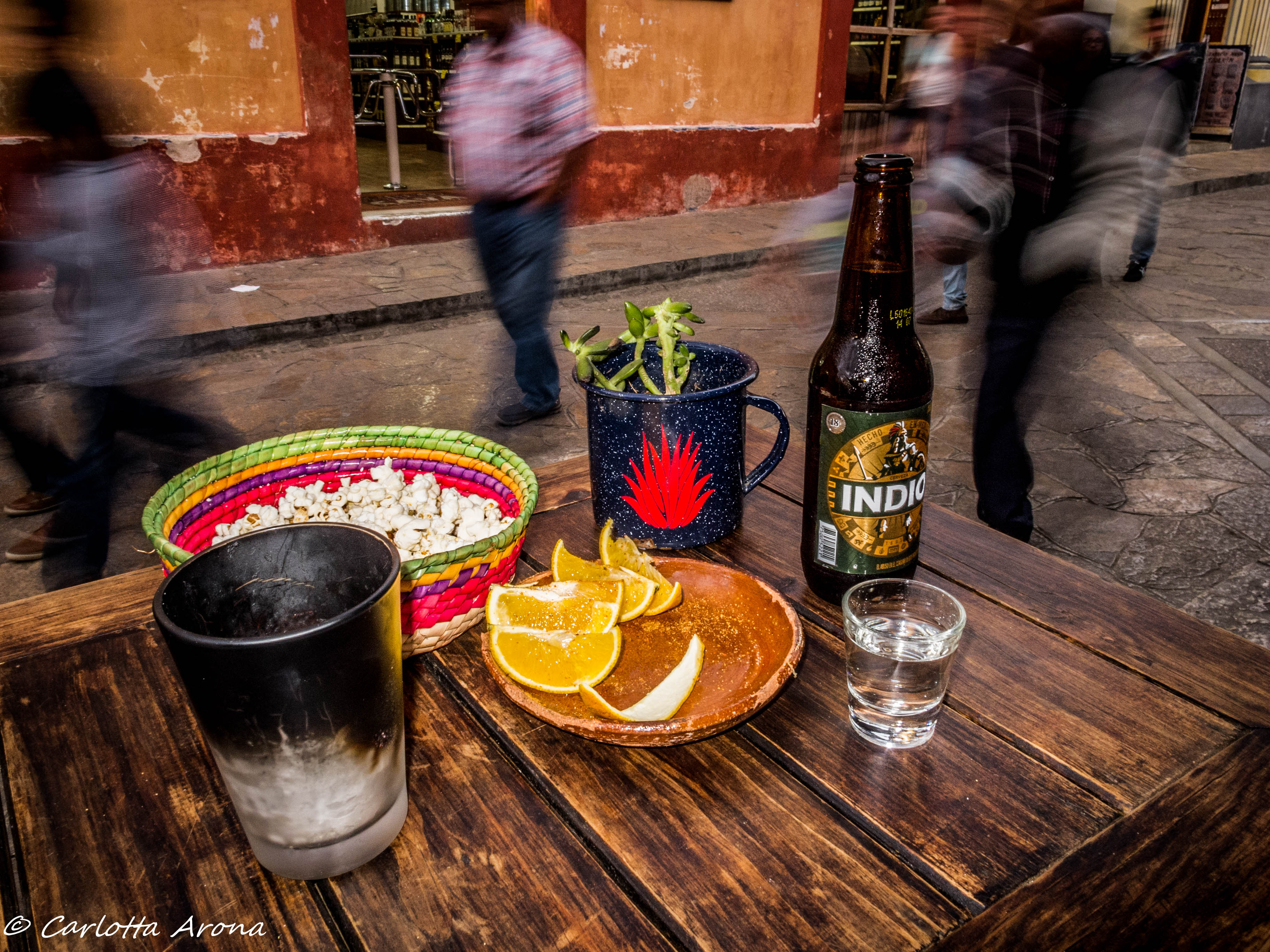 San Cristobal Beer Tequila Mezcal